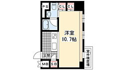 KDXレジデンス東桜1 ワンルームの間取図画像