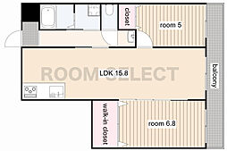 クイール四軒家 2階