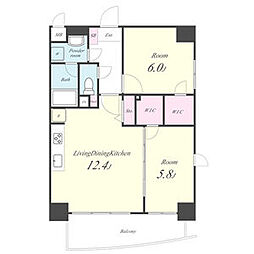 アクアブルー 4階/401