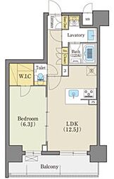 アデグランツ上前津 1LDKの間取図画像