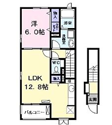 プラシード　Ｎ 2階/201