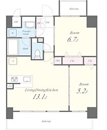 コンフォート城西 8階/801