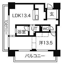 アーデン泉プレミア 2LDKの間取図画像