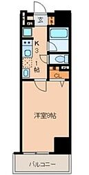 ベレーサ名駅ウエスト 1Kの間取図画像