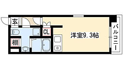 YS上前津 ワンルームの間取図画像