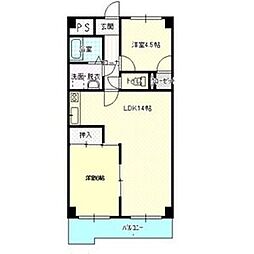 ノイ・ルミナス 2LDKの間取図画像