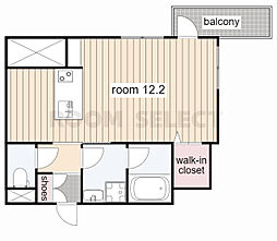 プロシード金山 ワンルームの間取図画像