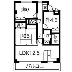 グランドヒルズ供米田一番館 3階
