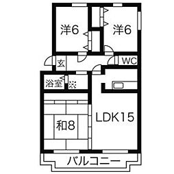メゾンT&T 1階/1C
