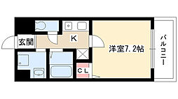 ラフォーレ千種 1Kの間取図画像
