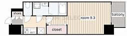 S-RESIDENCE鶴舞2 1Kの間取図画像