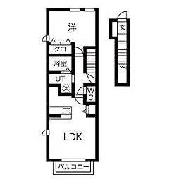 ウェストン遠若 2階/202