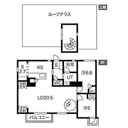 グレイスレジデンス八事 2SLDKの間取図画像