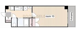 カーサ新栄 1Kの間取図画像