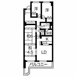 エスカーラ猪子石 4LDKの間取図画像
