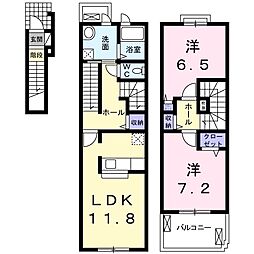 グリシーヌ1番館 2階/202
