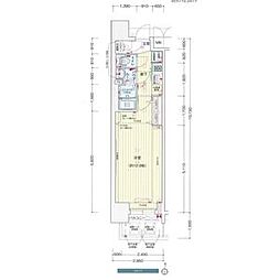 プレサンス丸の内リラティ 1Kの間取図画像