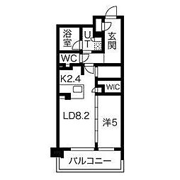 ローレルアイ名駅東 1LDKの間取図画像