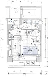 プレサンスロジェ高岳東桜 1LDKの間取図画像