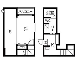 ロレイアム 1SKの間取図画像