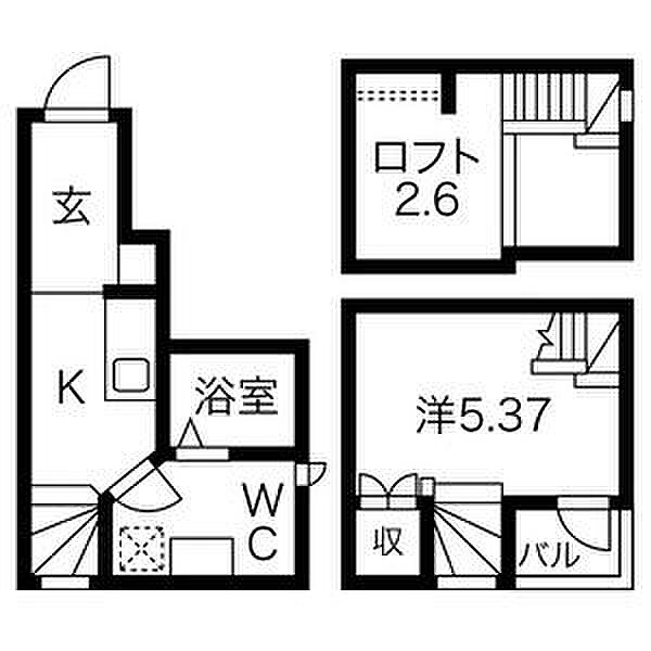 AGLAIA(あぐらいあー) C｜愛知県名古屋市中村区羽衣町(賃貸アパート1K・1階・25.58㎡)の写真 その2