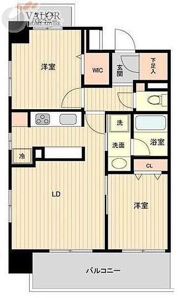 グラディート町田 1103｜東京都町田市原町田１丁目(賃貸マンション2LDK・11階・55.53㎡)の写真 その2