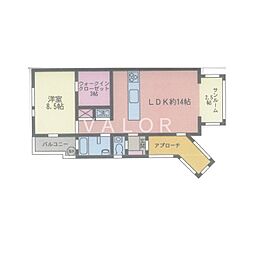 間取図画像 1LDK