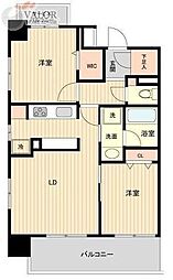 グラディート町田 2LDKの間取図画像