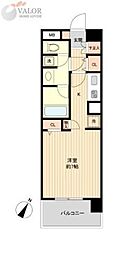 グラディート町田 ワンルームの間取図画像