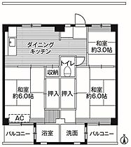 ビレッジハウス小比企2号棟 0402 ｜ 東京都八王子市小比企町530（賃貸マンション3DK・4階・49.20㎡） その2