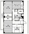 ビレッジハウス二宮1号3階5.6万円