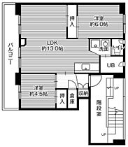 5階 / 2LDK / 55.99㎡