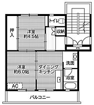 3階 / 2DK / 40.55㎡