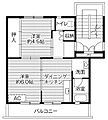ビレッジハウス黒須野2号棟3階3.7万円
