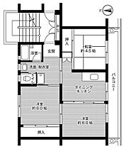 ビレッジハウス岬台2号棟 0505 ｜ 青森県八戸市岬台４丁目2-2（賃貸マンション3DK・5階・53.96㎡） その2