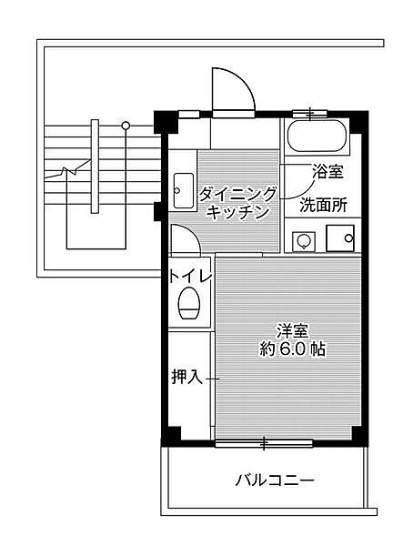 ビレッジハウス西尾1号棟 0105｜愛知県西尾市下町宮東(賃貸マンション1K・1階・22.88㎡)の写真 その2