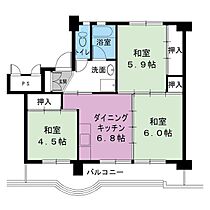 5階 / 3DK / 53.08㎡