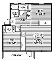 4階 / 2LDK / 43.37㎡