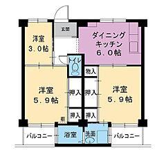 物件の間取り