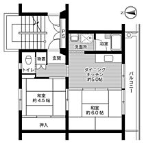 3階 / 2DK / 39.83㎡