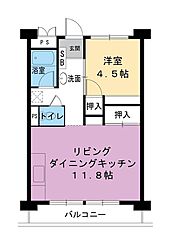 物件の間取り