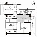 ビレッジハウス境港第二1号棟2階3.3万円