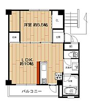 ビレッジハウス小野田第二2号棟 0203 ｜ 山口県山陽小野田市大字小野田528-2（賃貸マンション1LDK・2階・33.51㎡） その2