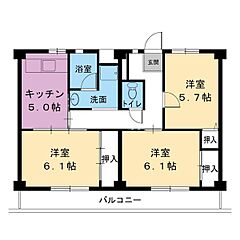 物件の間取り