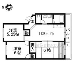 ドリームオアシス 3階3LDKの間取り