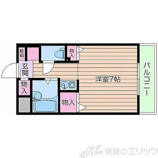 ベルビューレ千里山参番館 307｜大阪府吹田市千里山西２丁目(賃貸マンション1K・3階・22.00㎡)の写真 その2