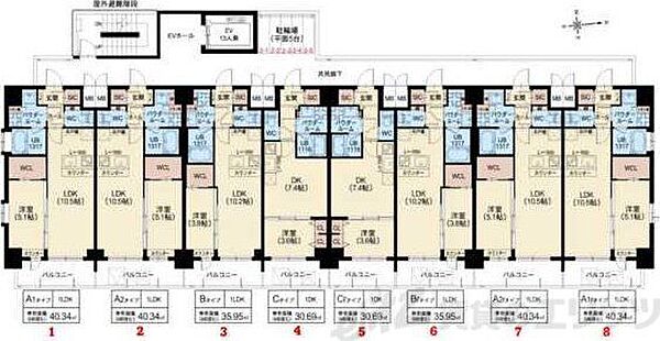 スプランディッド江坂III 201｜大阪府吹田市垂水町３丁目(賃貸マンション1LDK・2階・40.34㎡)の写真 その16