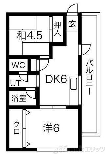 ホリオマンション 202｜大阪府高槻市柳川町１丁目(賃貸マンション2DK・2階・35.00㎡)の写真 その2