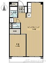 ローズハイツ茨木 606 ｜ 大阪府茨木市西駅前町8（賃貸マンション1LDK・6階・46.00㎡） その2