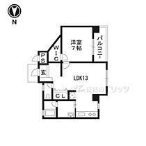 コンフォール大手町 1-C ｜ 大阪府高槻市大手町3-44（賃貸マンション1LDK・1階・47.29㎡） その2